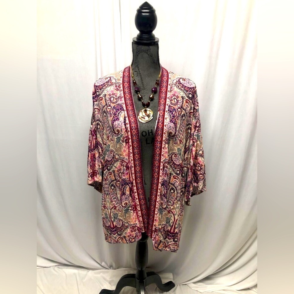 Knox Rose Lightweight Cardigan – XS/S | Beautiful Pattern​​​​​​​​